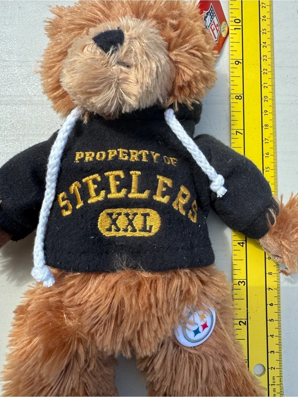 Steelers Stuffed Teddy Bear- NWT